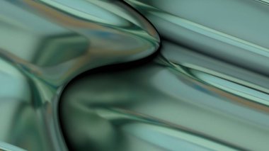green organic water swell metallic texture zoomed abstract dramatic modern luxurious luxury upscale 3D rendering graphic design elemental background material. High quality 3d illustration