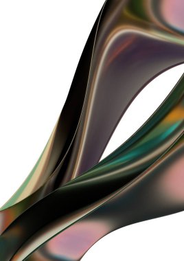 Dark gold contemporary artistic simple metal plate abstract dramatic modern luxurious and exclusive 3D rendering graphic design element background material High quality 3d illustration.