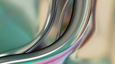 cyber pink beautiful Bezier line metal flowing from top to bottom Abstract, dramatic, modern, luxurious and exclusive 3D rendering graphic design element background material. High quality 3d 