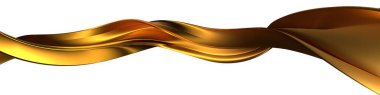 Golden Curved Metal Abstract Dramatic Modern Luxury Luxury 3D rendering graphic design elements backgrounds High quality 3d illustration.