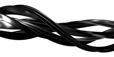 Silver Metal Curved Isolated Abstract Dramatic Modern luxury 3D rendering graphic design elements background material High quality 3d illustration.