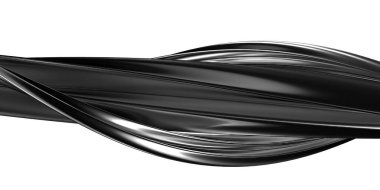 Silver isolated wind flow fabric-like soft metal abstract dramatic modern luxurious luxury 3D rendering graphic design elements backgrounds High quality 3d illustration.