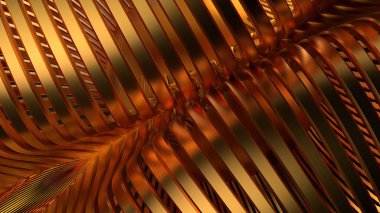 A 3D Rendering Graphic Design Material with an abstract, dramatic, modern high -quality 3D Rendering ring with a gold and black donut shape. High quality 3d illustration.