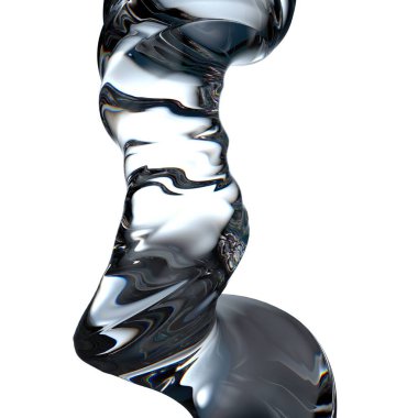 şeffaf ve güzel akan su damlası damlayan tatlı ve temiz su grafik tasarım elementi malzeme yüksek kaliteli 3d illüstrasyon.