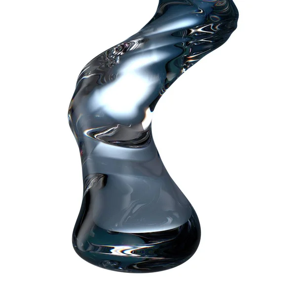 Färskt Och Rent Vatten Grafisk Design Element Material Hyaluronsyra Droppande — Stockfoto