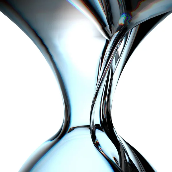 透明化粧品液体屈折滴下水新鮮なきれいな水グラフィックデザイン要素材料高品質の3Dイラスト — ストック写真