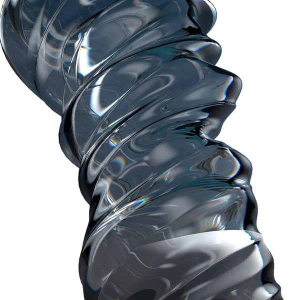 透明的深色水滴滴水淡水洁净水平面设计元件材料高品质3D插图 — 图库照片