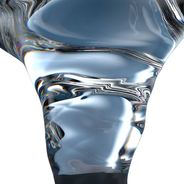 Transparentní Úchvatný Lomek Kosmetická Voda Kapka Kapající Voda Sladká Čistá — Stock fotografie