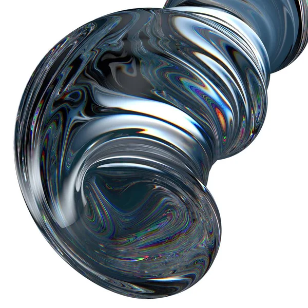 Água Cosmética Transparente Gota Água Refração Gotejamento Água Água Doce — Fotografia de Stock