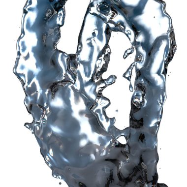 şeffaf damlayan su yakınlaştırması 3D izole edilmiş taze ve temiz grafik tasarım elementi materyali yüksek kaliteli 3d illüstrasyon.