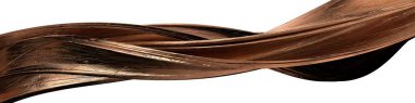 Bronz izole edilmiş çoklu metal akışlar soyut dramatik modern lüks lüks 3D grafik tasarım elementleri yüksek kaliteli 3d illüstrasyon.