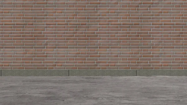 Ziegel Und Asphaltmauer Mit Langen Horizontalen Quadraten Saubere Leere Wand — Stockfoto
