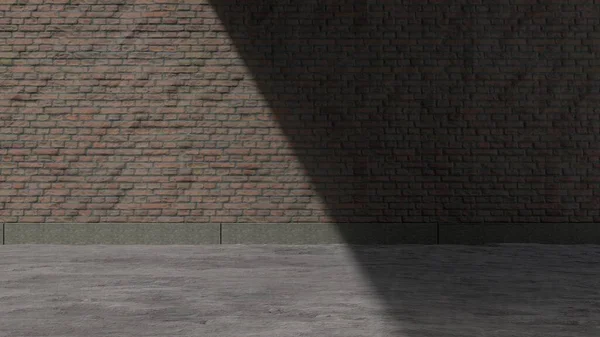 Кирпичная Асфальтовая Скалистая Стена Тенистой Чистой Пустой Стеной Старым Материалом — стоковое фото