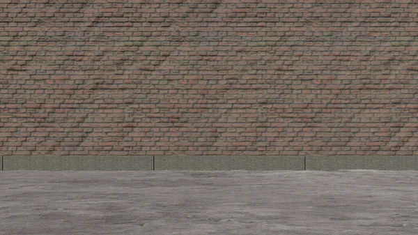 Кирпичная Асфальтовая Каменная Стена Чистая Пустая Стена Старым Материалом Рендеринга — стоковое фото