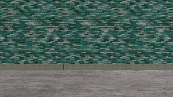 Tijolo Livre Concreto Olhar Impressionante Espaço Abstrato Rua Moderna Renderização — Fotografia de Stock