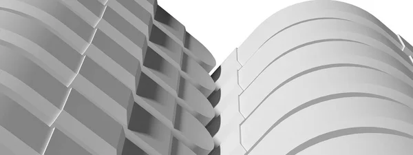 Towering City Building Cyber City Crea Texture Geometrica Grigio Astratto — Foto Stock