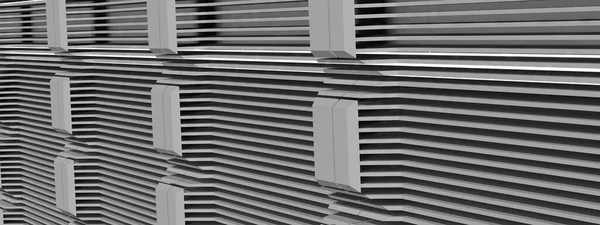 ビルのようなボードハード面上の未来的なSci Fiウェアラブルグレー抽象的 エレガントでモダンな3Dレンダリング画像高解像度3Dレンダリング画像 — ストック写真