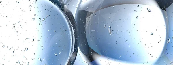 Banda Agua Torsión Ambiente Verano Transparente Frío Imagen Renderizado Abstracta — Foto de Stock