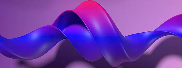 Curvas Suaves Elegantes Son Posibilidad Expresión Fluida Rosa Púrpura Abstracta — Foto de Stock