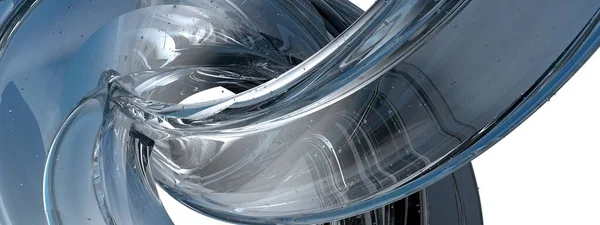 Kıvrımlı su bandı Summer Cool, ferahlatıcı bir duygu Su gibi soyut, Zarif ve Modern 3D görüntüleme çözünürlüğü 3D