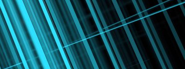 Siber Punk Neon Işıkları Parlak Gözlükler Mavi Çizgileri Yansıtır, Zarif ve Modern 3B Görüntüleme Yüksek Çözünürlüğü 3D