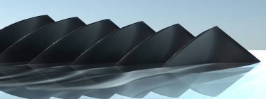 Serinletici, fantastik ve modern sanat benzeri bir Bezier eğrisi. Mor, zarif ve modern 3D arkaplan görüntüsü oluşturan 3D çözünürlük.