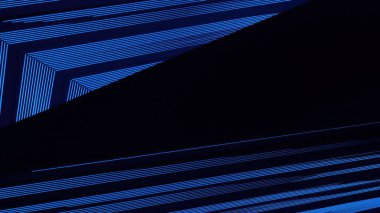 LED kutu elektrik bülteni pano yüksek çözünürlüklü 3D görüntü oluşturma üzerinde mavi ve siyah renkli zarif ve modern 3D bir görüntünün arkaplanı