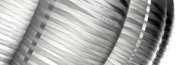 Tło Eleganckiego Nowoczesnego Obrazu Renderowania Powiększonymi Ciemnoszarymi Kablami Włókna Węglowegowysokiej — Zdjęcie stockowe