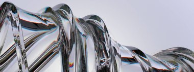 Zarif ve Modern 3D, çarpık cam ve dağılım renksiz görüntü oluşturma arkaplanı