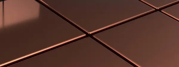 Cross gap of copper stacking boxes Metallic Elegant Modern 3D Rendering image backgroundhigh Resolution 3D rendering image