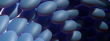 Pop bükme küresi yüksek çözünürlüklü 3B görüntülü mavi tünelin zarif ve modern 3D görüntüleme arkaplanı