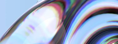 Kristal berrak gizemli cam, su benzeri zarif ve modern 3D özet arka plan yüksek çözünürlüklü 3D görüntüleme