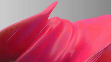 Pembe ve Mor Organik Pop Cisim Yüzey Sıvı Modern Lastik Doku Modern 3D Soyut Arkaplan Yüksek Kaliteli 3D Görüntü