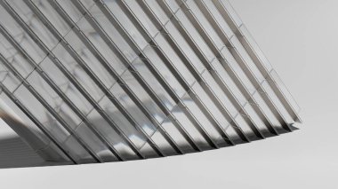 Basit Mimari ve Çağdaş Tasarım Elementleri ile Kristal ve Duvar Soyut Arkaplanı ile Beton Döşeme Zarif ve Modern 3D Yüksek Kaliteli 3D Çizim