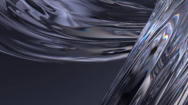 Koyu Atmosfer Temiz Gözlükler Birleşik Şık Modern 3D Soyut Arkaplan Yüksek Kaliteli 3D Görüntü