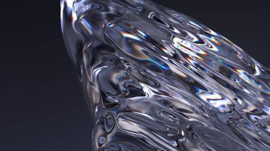 Birleşik Modern Sanatsal Zarif Modern 3D Soyut Özgeçmiş ve Karanlık Atmosfer Temiz Gözlük Yüksek Kaliteli 3D Görüntü