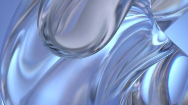 Taze Temiz Modern 3D Soyut Arkaplan Buz Kristali Yüksek Kaliteli 3D Görüntü