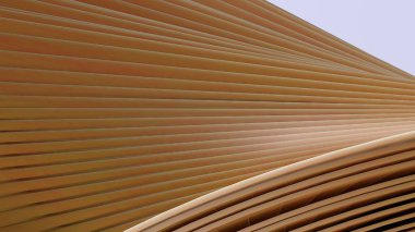 Zarif ve modern 3D portakal rengi bir pop ve modern sanatın birleşik görüntüsü ile soyut arkaplan oluşturma Yüksek kaliteli 3D illüstrasyon