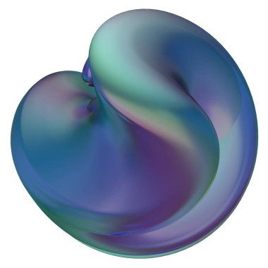 Organik Krom Yansıtıcı Metal Geometri İzlenimci Sıvı Yaratık Seçkin Modern 3D Hazırlama Yüksek Kaliteli 3d illüstrasyon