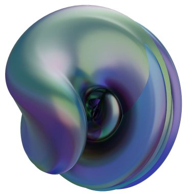 Organik Krom Yansıtıcı Metal Geometri Yüzey İzlenimcisi Sıvı İzolasyon Modern 3D Yüksek Kaliteli 3D Görüntü