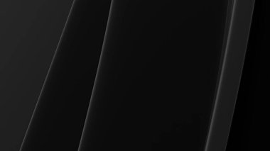 Siyah Lüks Modern Sanatsal Zarif Modern 3D Soyut Görünüm Arkaplanı Kıvrımlı Yüksek Kaliteli 3D Görüntü