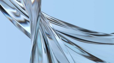 Dalgalı İnce Tabaka Çarpık Mor Çağdaş Modern Zarif Modern 3D Çizim Soyut Arkaplan Yüksek Kaliteli 3d