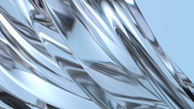 Dalgalı İnce Tabak Mor Modern Zarif Zarif Modern 3D Çizim Soyut Arkaplan Yüksek Kaliteli 3D Resim