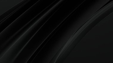 Siyah mat bir yüzeye sahip soyut bir arka plan, şık bir atmosfer ve lüks hissi yayıyor, zarif ve modern üç boyutlu bir sanat tarzıyla. Yüksek kalite 3d illüstrasyon