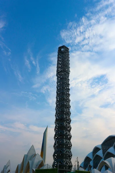 Bandung Indonesië Juni 2023 Zicht Jabar Moskee Tower Gelegen Gedebage — Stockfoto