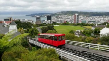 Wellington Kablo Arabası, görüntü Kelburn, Yeni Zelanda