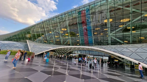 Stock image Baku the capital of Azerbaijan, a wonderful mixture of Soviet-Muslim in a modernist style