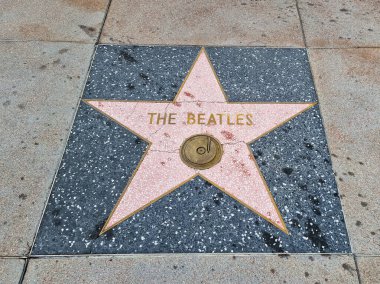 Hollywood Şöhret Yolu Los Angeles Hollywood Bulvarı 'nda