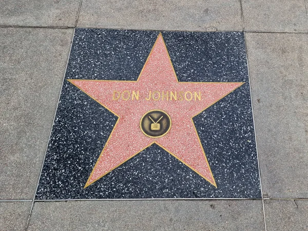 Hollywood Şöhret Yolu Los Angeles Hollywood Bulvarı Nda — Stok fotoğraf