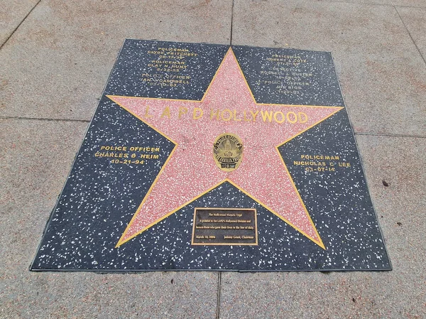 Hollywood Walk Fame Hollywood Boulevard Los Angeles — Stockfoto